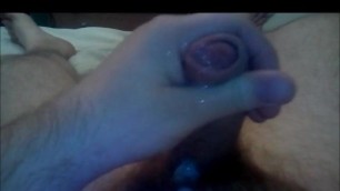 Uncut British Cock - Dripping Cum Close Up