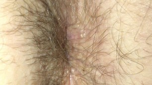 Hairy MILF Ass close-up Pt 2
