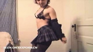 Skinny Schoolgirl Stripteases!