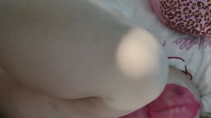Fucking my wife in anal close-up on the back.  while she gets high, I fuck her cruelly and release my sperm into her ana