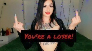 Findom. Do you dream of seeing the naked horny body of Dominatrix Nika? Are you worth it, loser?