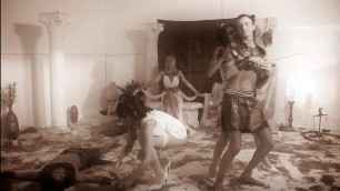 Roman soldier studs get to fuck a group of lusty half naked whores