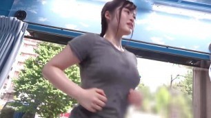 Busty Women Run As Fast As They Can, Tits Bouncing Up And Down. They Become So Sexy After Exercising!